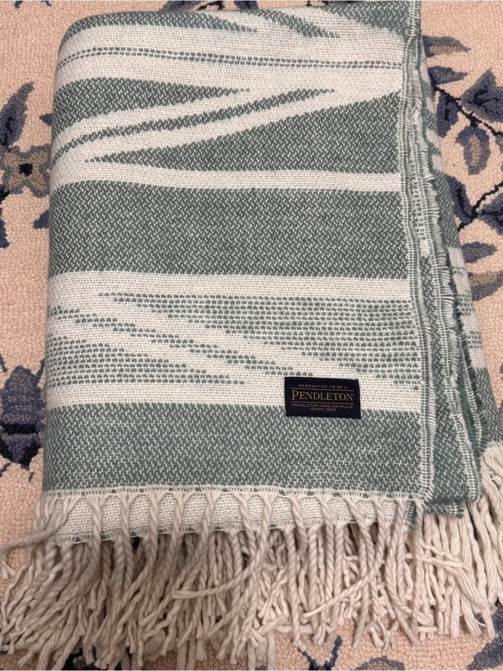 Pendleton throw done